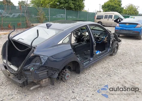 2020 Honda Civic Ex-L from USA, damaged, VIN 19XFC1F71LE206984